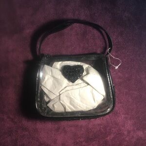 Adorable mini clear purse